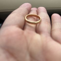  Weeding Ring 14 K  Real Gold 1987 Size 6