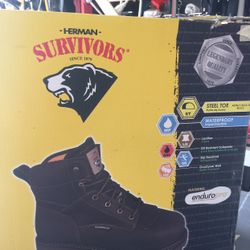 New Brow Hernán Survivors Whit Steel Toe 
