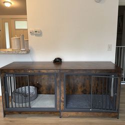 Double Dog Crate / Kennel Furniture