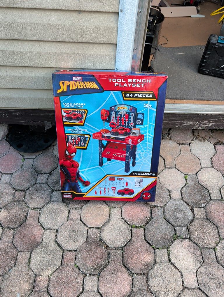 Spiderman Tool Bench Playset