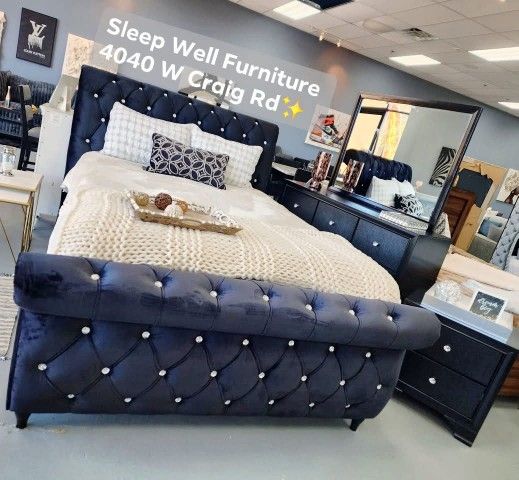 ✨️4pc Queen, King Bedroom ✨️ Furniture Sectionals, Dining Avail