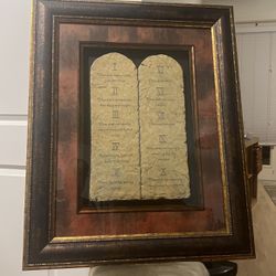 Real Stone Tablets/ Ten Commandments 