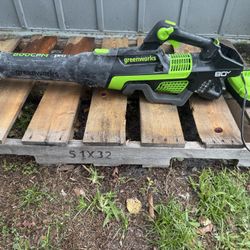 Greenworks 80V Cordless Leaf Blower – Working Condition