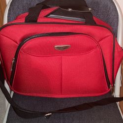 Like New Red Travel Tote