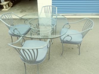 Table and matching chairs