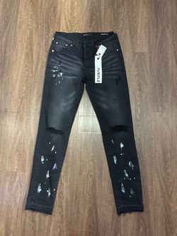 Purple jeans