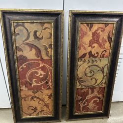 Tava Studios 'Patina Panel I & II' Framed Print Art