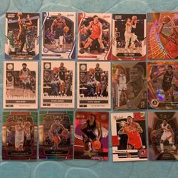 2021-22 Basketball Card Lot Of 15