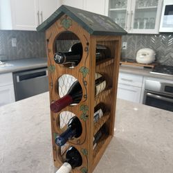 Vintage Hand Made Wine Rack