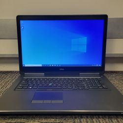 Dell Precision 7720 Workstation 17" Quad Core I5 Laptop Windows 10 Pro FULLY Loaded 