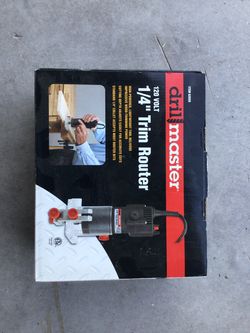 Drill Master Trim Router $30