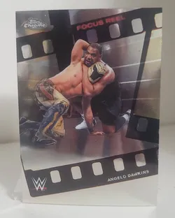 Angelo Dawkins 2026 Topps Chrome WWE Focus Reel Card
