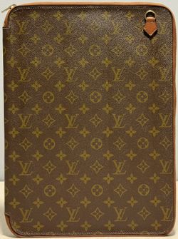 Louis Vuitton Vintage Poche Documents Portfolio Monogram Canvas
