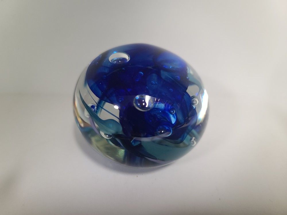 Beautiful Blown Glass Paperweight 