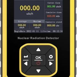 Nuclear Radiation Detector, Geiger Counter Nuclear Radiation Detector Personal Dose Alarm Radioactive Tester for Tile/Marble, Industrial Radiation