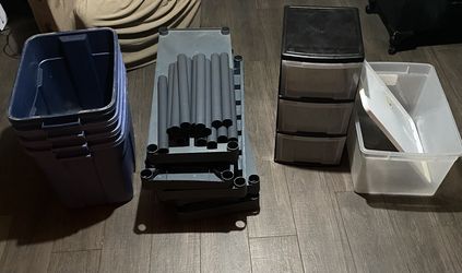 Storage Shelves and Bins 