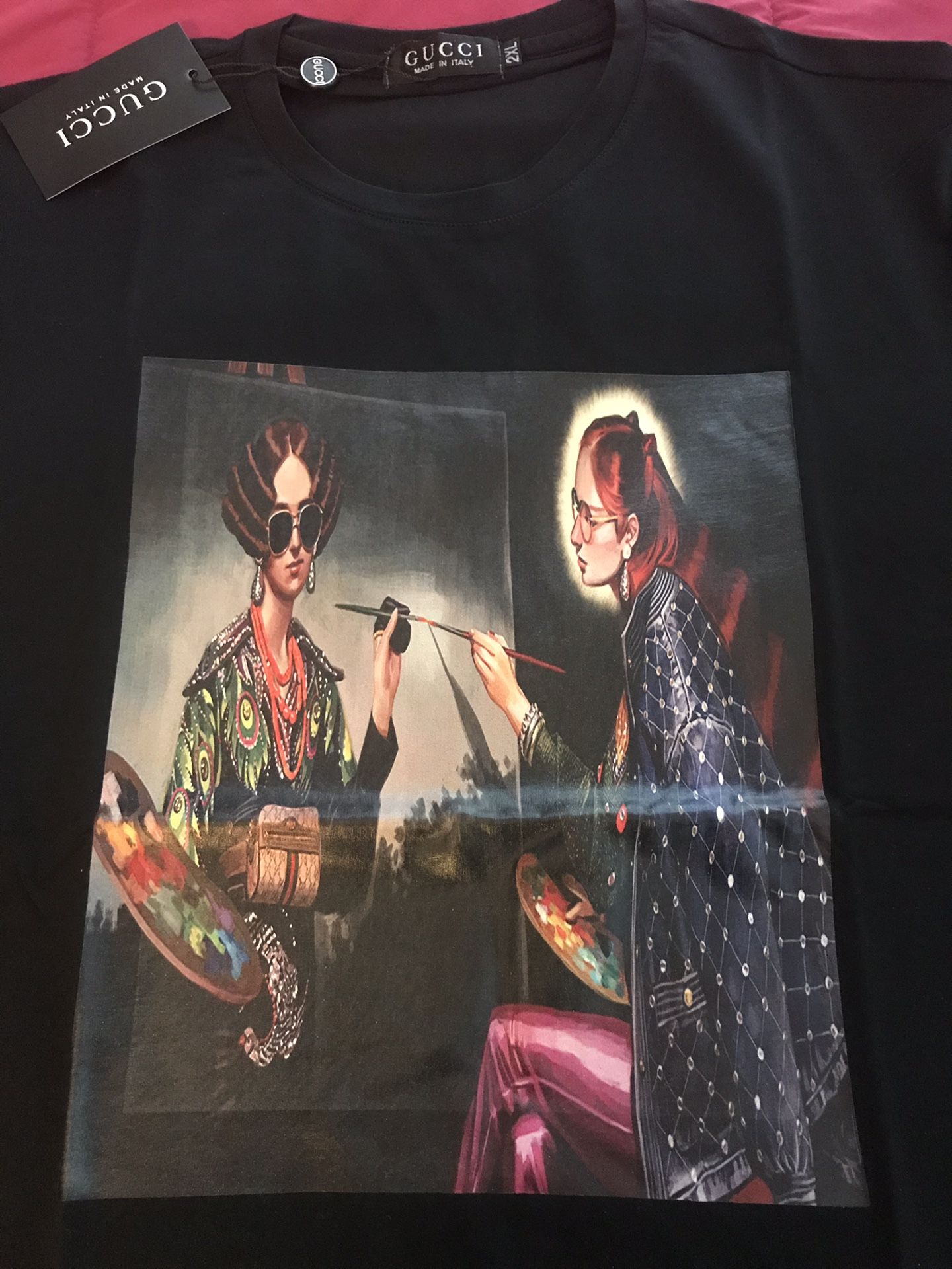 New Gucci Black T-shirt Mens Large