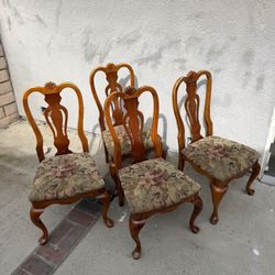 Real Wood Chairs 4 
