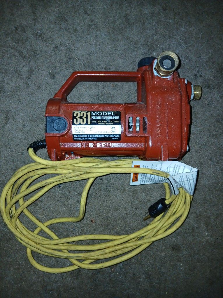 Liberty Pumps 1/2hp 115v Transfer Pump