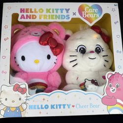Hello Kitty x Care Bear Plush Set 