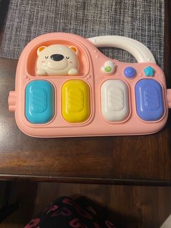 Baby kids pink piano