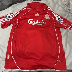 Retro Liverpool Home Jersey Ft. Alonso #14
