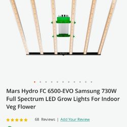 2 Mars Hydro Fc 6500-evo Samsung 730w Full Spectrum Led Grow Lights