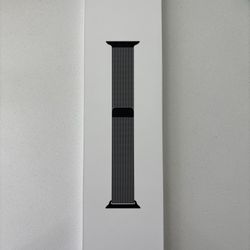 44mm Graphite Stainless Steel Milanese Loop Apple Watch band