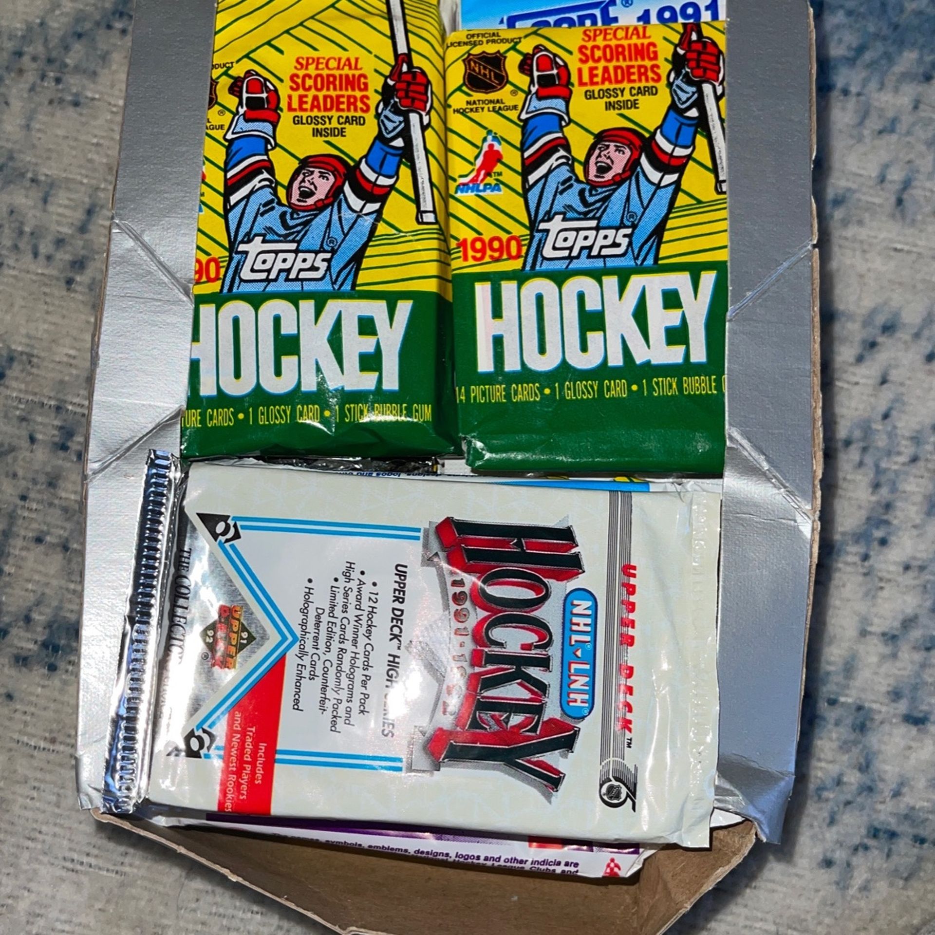 Hockey Packs From 1990-91