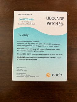 Lidocaine patch 5%
