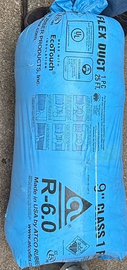 9 IN. 25 FT. Class 1 Flex Duct R-6.0