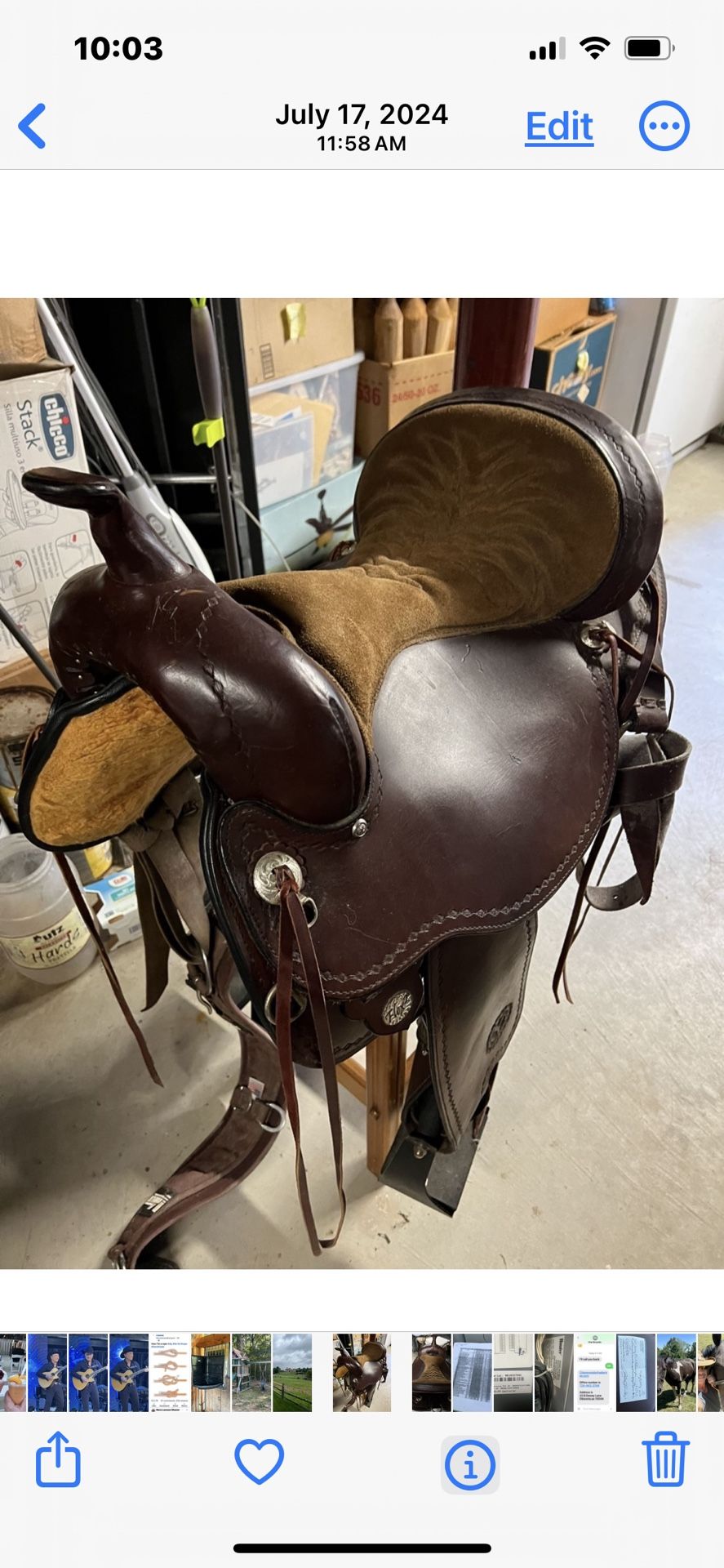 Circle Y Saddle