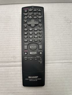 Sharp RRMCG1236AJSB TV/VCR Genuine Remote Control VCA410, VCA410UB, VCA411U