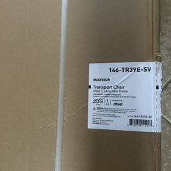McKesson  |  SKU: 75-146-TR39E-SV McKesson Lightweight Steel Transport Wheelchair 19" Seat