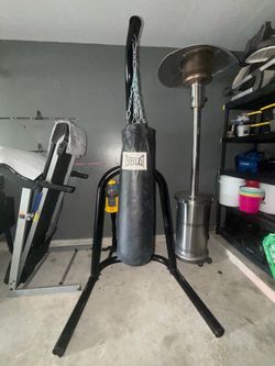 Punching bag with stand