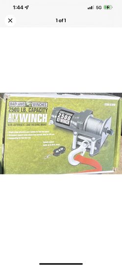 NEW Winch By BADLAND WINCHES ATV/UTV - With Wireless Remote Control 2500 lb