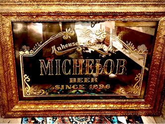 Michelob Beer Anheuser-Busch Advertising Mirror