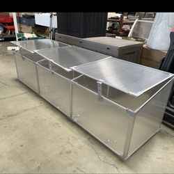 Assembled New Polycarbonate Outdoor Greenhouse with Openable Roof, Mini Cold Frame Plant Shelter