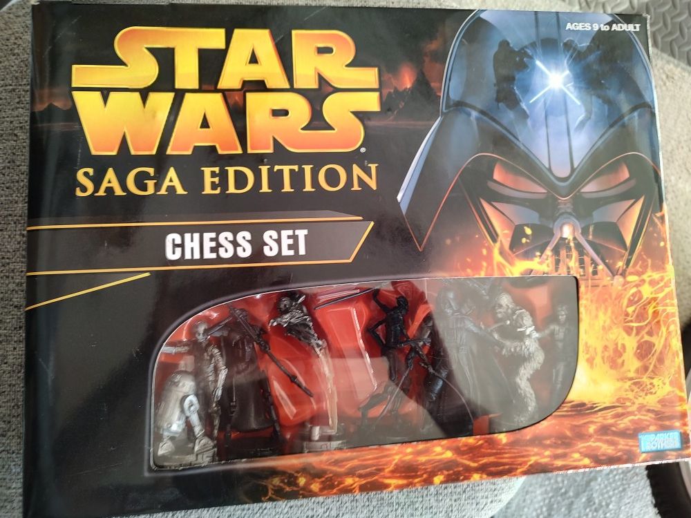 Star Wars Chess Set Saga Edition.  Never Used 