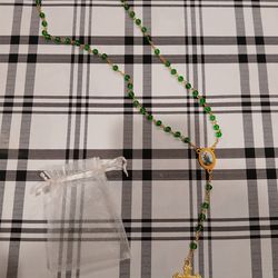 Handmade saint Jude rosary/rosario $8 obo