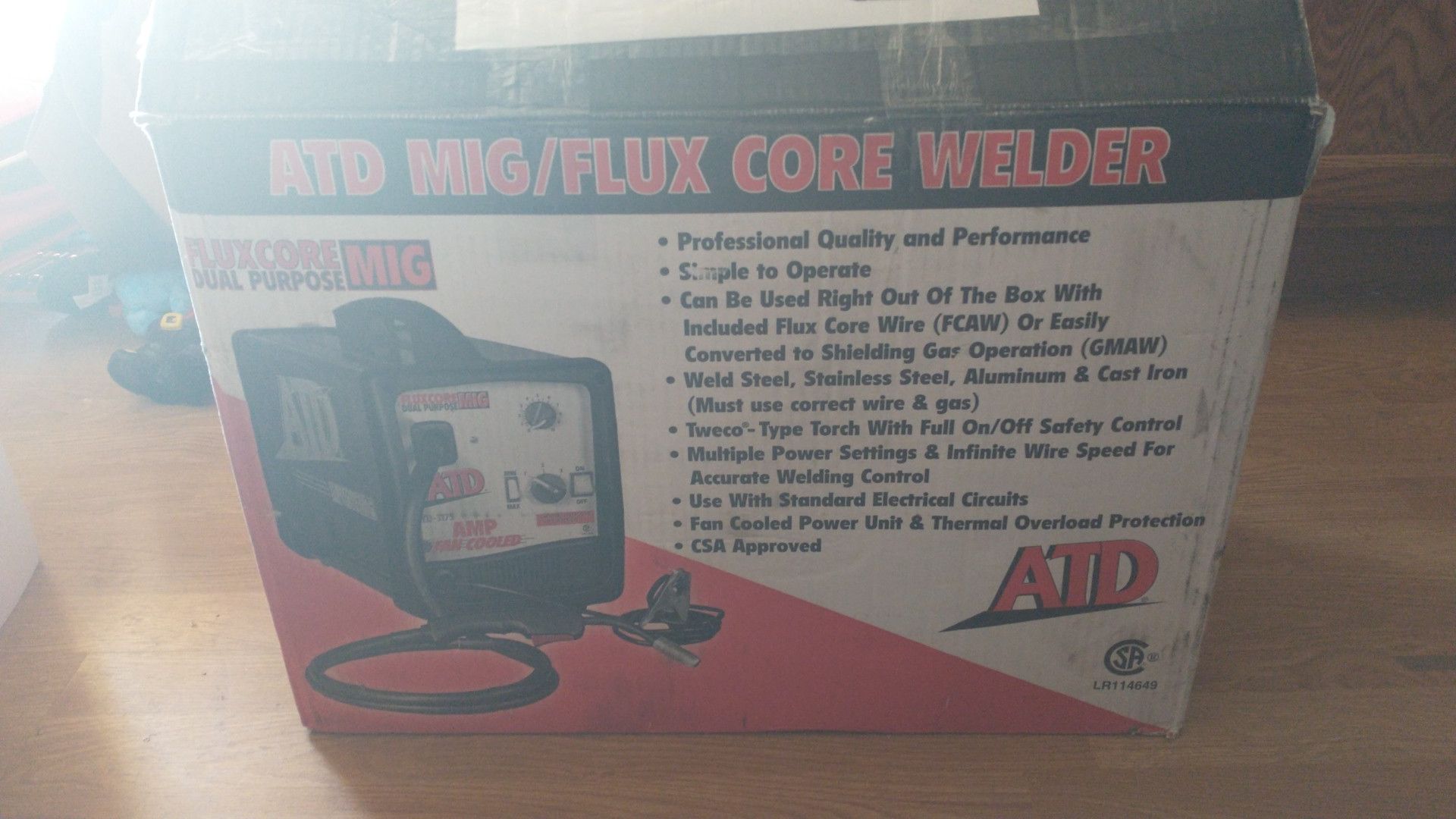 ATD MIG/FLUX CORE WELDER