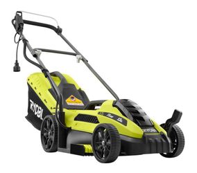 RYOBI 11 Amp Corded Electric Walk Behind Push Lawn Mower, 13 Inches