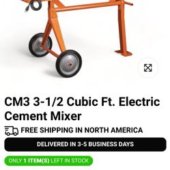Cement Mixer Construction 
