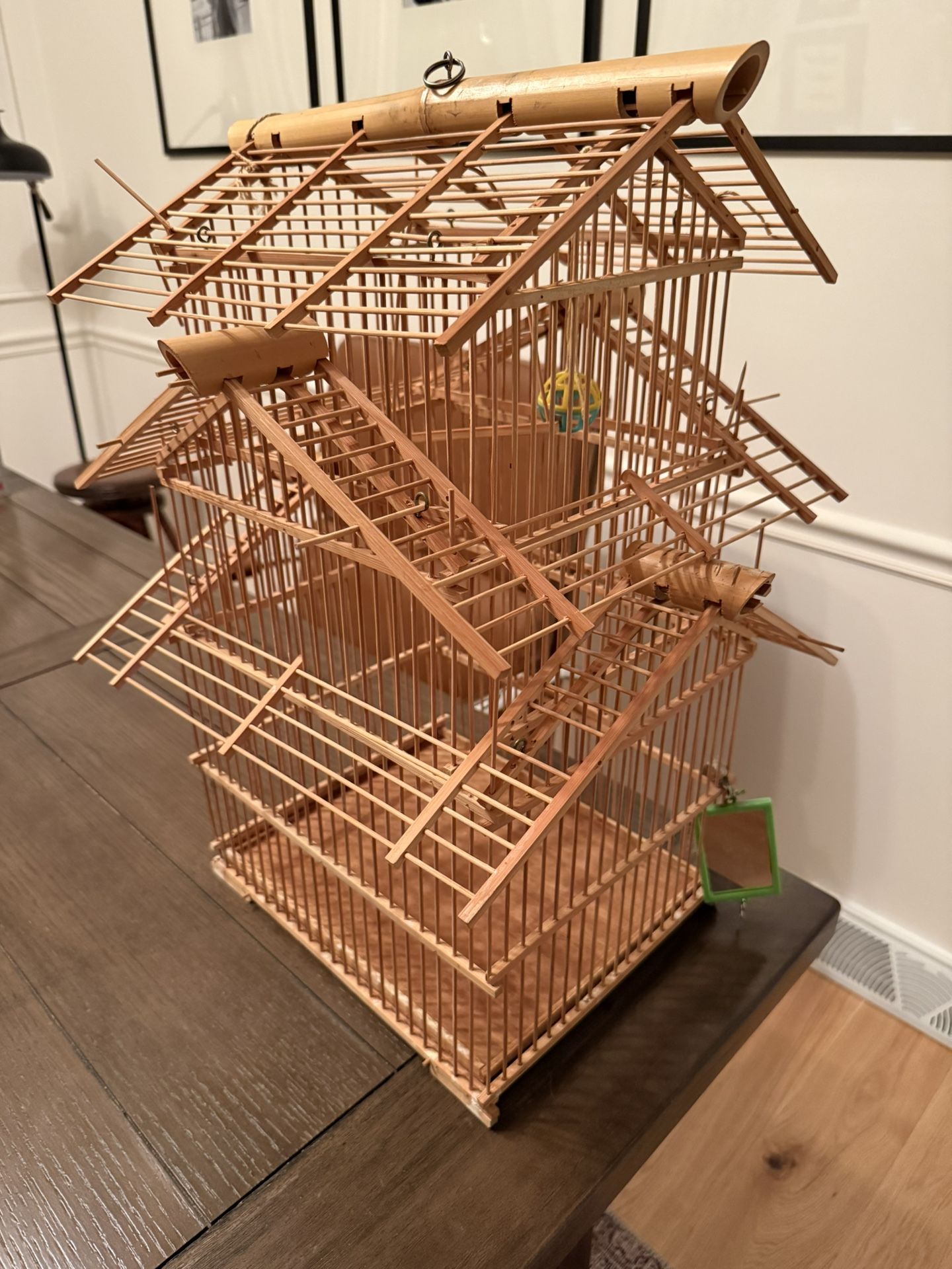 Wooden Bird Cage