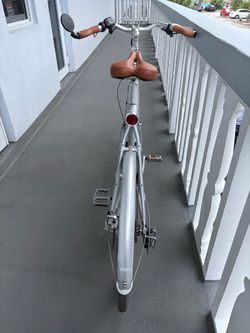 Silver electric Wing bike X1