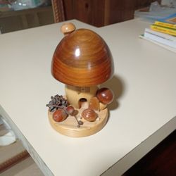 Handmade Mushroom House Made For Incense