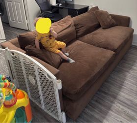 Large Brown Couch