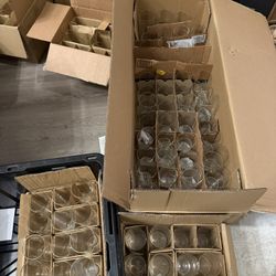 (158) Glass pillar vases in XS, S, M, L, XL sizes