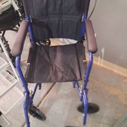Transpoter Easy Fold Wheelchair Like New 
