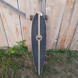 Longboard red and brown